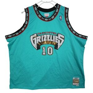 Mitchell & Ness Vancouver Grizzlies Mike Bibby 1998-99 Jersey Teal 5XLB SMJY3101